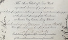 1911 Aero Club New York Invitation Signed Early Aviation Pioneers   rare  