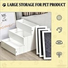 Portable Pet Ladder Ramp Folding Wooden Pet Stairs Step For Dog Cat Indoor