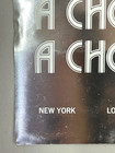 A Chorus Line First Edition Window Card Poster Rare Shubert Theatre Broadway