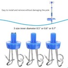 Iv Poles Hook For Rack Hangers Supplies 1 Piece 0 6 Inch Inner Diameter
