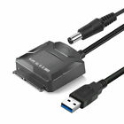 Usb 3 0 To Sata Iii Adapter For 2 5  3 5  Ssd Hdd Hard Drive With 12v 2a Power