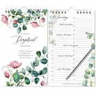 12-month Undated Calendar - 6   Floral - Jan  To Dec 