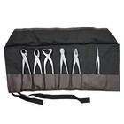 6 Pcs Bonsai Tool Set   Bag Concave Wire Jin Knob Shears High Quality Stainless