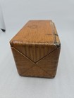 Vtg Singer Sewing Machine Folding Puzzle Box Wood Storage Roll Up 1889 Read