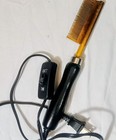 Conair Infiniti Pro Flat Iron  Electric Hot Comb   5pc Hair Brush Set Red black