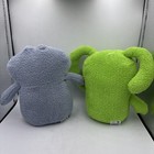 Lot Of 2   Ugly Doll Green Ox   Gray Blue Plush Stuffed Animal Uglydoll Monster