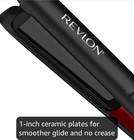 New Revlon Smoothstay 1 ceramic Flat Iron Hair Straightener Coconut Oil Rvst2211