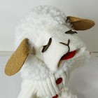 Vintage Lamb Chop Hand Puppet 19  Plush Full Body White Stuffed Animal Toy 1993