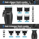 Wahl Professional Hair Cut Machine Barber Salon Cutting Trimmer Clipper Kit Set