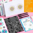 Spirograph Design Pleastic Set Original Super Deluxe Toy Kids Art Travel Best