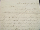 Civil War Maryland Fort Meigs Soldier Letter 1862