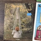 Vintage Macrame Pattern Books Lot Of 7 Plant Pot Hangers Wall Art Animals