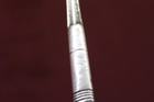 Set Of 5 Silver Plated Spoons With 925 Sterling Band   Mother Of Pearl Handles