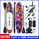 Inflatable Stand Up Paddle Board 10 6  Complete Sup For Adults W  Paddle Pump