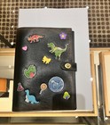 Coach Rexy 10th Anniversary Leather Notebook Sticker Print Turnlock Ceg43