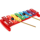 2pc Percussion Mallets Rubber Head Plastic Handle Glockenspiel Xylophone