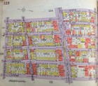 Original 1929 E belcher Hyde East New York Brooklyn Atlas Map 10  X 12 