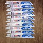 10 Lenox Reciprocating Saw Blades 6    18 Tpi Bi-metal For Metal   Wood Cutting