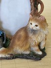 Cat Floral Gardening 3d Picture Photo Standing Frame 3x5 Free Shipping