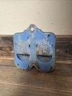 Antique Vintage Victorian Embossed Tin Double Wall Match Safe Holder