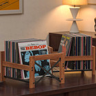 Vinyl Record Holder     1 Pack Only     Fits 7    12  Albums  Holds 50   100 Records  Dv