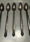Vintage Silverplate 1945 National Guildcraft Astrid Iced Teaspoon Lot Of 9