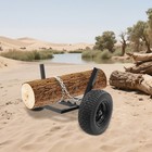 Log Dolly Log Skidder Heavy-duty Durable Steel  log Dolly W  Chain 725 7kg 1600lb