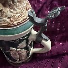 German Beer Stein Very Old Antique Rare Find Marked Romantic Scenes Nice