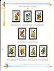 U S 1982 State Birds   Flowers Mint Nh Set On White Ace Album Pages - Perf 11x11