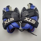 Lacrosse Stx Jotlt Goalie Gloves Blue Black