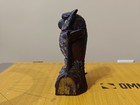 Antique Cast Iron Mechanical Bank Original Owl Turns Head Bank By J   E Stevens