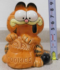 Vintage 1981 Enesco Garfield Ceramic Cookie Jar Japan    Read    Free Shipping