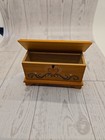 Vtg Dollhouse Miniature Wood Chest The Lane Company By Concord 1997