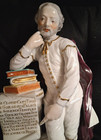 William Shakespeare  Victorian-era English Porcelain Literary Figure Rare