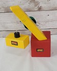 Vintage Brio Wooden Train Lot Of Cranes   Trucks   Engine   Wagon