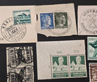 German Third Reich Stamp Special Cancels Lot 35 Pieces Wwii Era Berlin N  rnberg