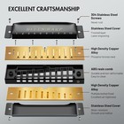 7-pack Diatonic Harmonica Set Blues Harp 10 Hole Mouth Organ Birthday Gift
