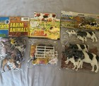Vintage 1980 s Farm Animals New Old Stock 3 Sealed Packages  1 Pack Planet Earth