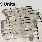 Panasonic 9 Pack Kxfw1ksba00 8mm Smt Kxfw1ks5a0 Tape Feeder   dc 24v 10w Untested