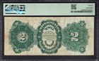 1891  2 Silver Certificate Windom Note Pmg 20 Fr 246 Item  2447678-004
