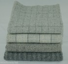 Hand Dyed Rug Hooking Wool Mill-dyed    gray Matter-ii   4-pc  Collection 