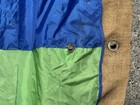 Vintage Heavy Duty 13 Foot Nylon burlap Playground Gym School Parachute Or Decor