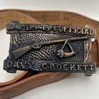 Official Disney Davy Crockett Rawhide Belt   Buckle
