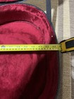 Vintage Gibson Acoustic Guitar Dark Red Lined Hard Shell Case Vintage