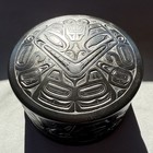 Inuit Boma Killer Whale Container Candy Dish Bowl Canadian Aboriginal Native Art