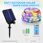 65ft Solar Pool Lights For Above Ground Pools  180 Leds Remote Ip65 Waterproo   