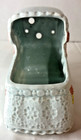 Beautiful Vtg Relpo Planter Vase Blue Baby Bassinet Nursery