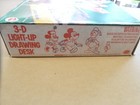 Vintage Disney Mickey Mouse 3d Light Up Drawing Desk Electric Toy Tested Works