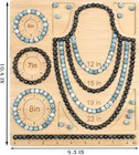  Bead Boards For Jewelry Making  Bamboo Beading Board For Necklace   Bracelet 