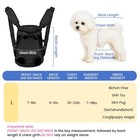 Dog Backpack Carrier  Adjustable Pet Front Carriers  Legs Out Carrying Sling    